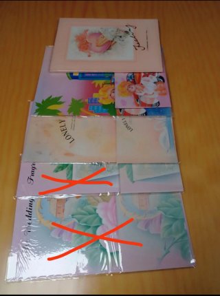 Lote paquetes cartas perfumadas