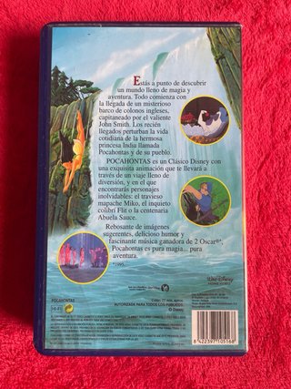 Lote 5 Películas VHS Disney Clásicos Español