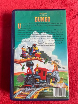 Lote 5 Películas VHS Disney Clásicos Español