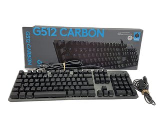 Teclado Logitech G512 Carbon Mecánico RGB