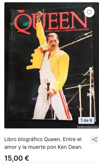 Libro: "Queen: Entre el amor y la muerte".
