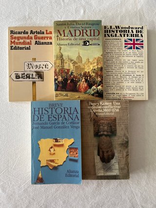 Libros de historia de Alianza