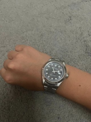 Rolex Datejust Nero e Argento