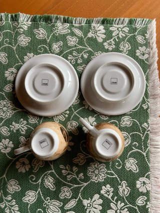 Set 2 tazzine caffè al volo Thun