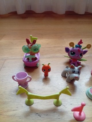 Lote 6 Littlest Pet Shop + Accesorios