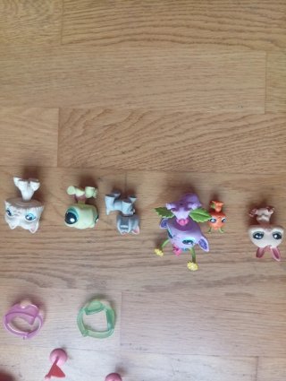 Lote 6 Littlest Pet Shop + Accesorios