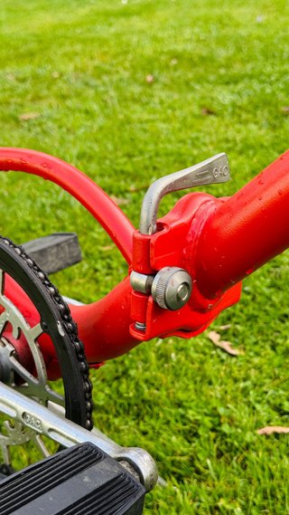 Bicicleta Motoreta GAC Roja restaurada
