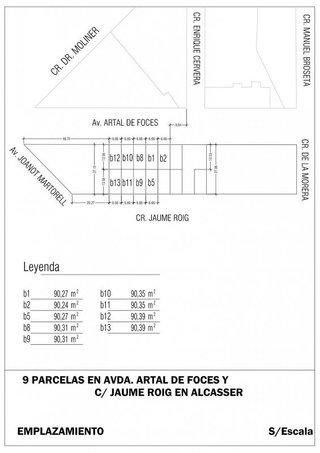 Terreno en venta en Alcàsser