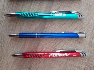 Lote Bolígrafos  metalizados  x 4€
