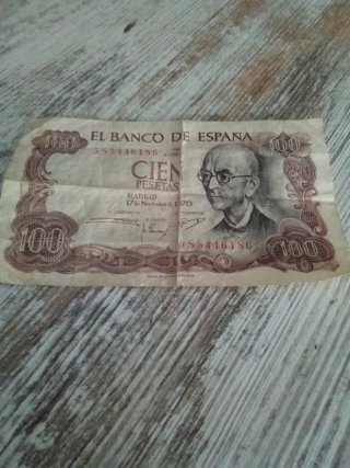 Billete 100 Pesetas Banco de España 1970
