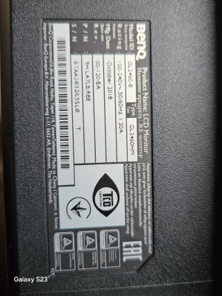 Monitor BenQ GL2460 24 Full HD