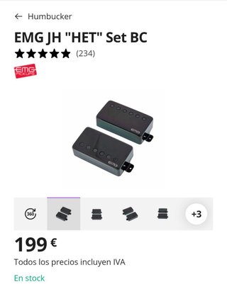 Epiphone Explorer 84 + EMG Het Set (incluye funda)