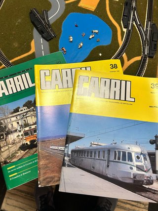 CARRIL revista ferroviaria 3 ejemplares