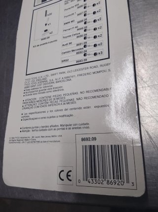 Scalextric Ejes y Corona Camión Mercedes