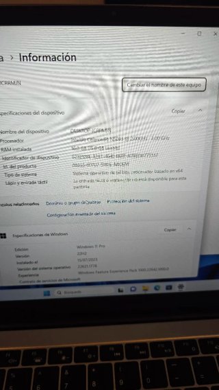 Portátil Monovate Intel N5095 8GB RAM 512GB SSD