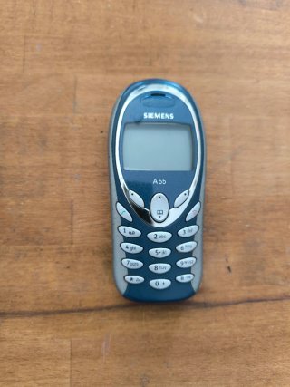 Teléfono Móvil Siemens A55 Azul/Plata