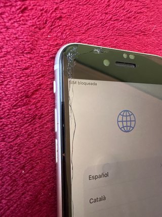 iPhone SE 2020 Plata (Pantalla Rota)