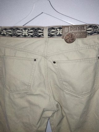 Diesel Vintage Pantalones Beige