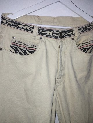 Diesel Vintage Pantalones Beige