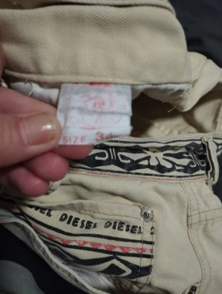 Diesel Vintage Pantalones Beige
