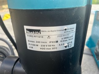 Bomba de agua sucia Makita PF1010