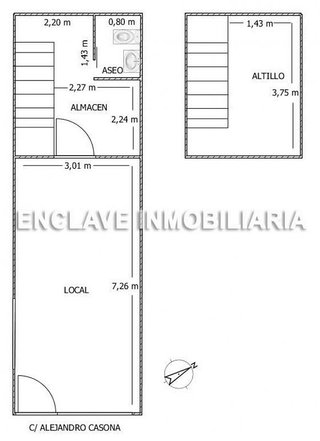Local comercial en alquiler en La Ería - Masip en Oviedo