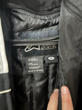 Chaqueta Alpinestars Mujer Negra y Blanca