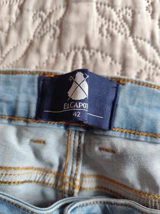 Pantalón vaquero mujer azul
