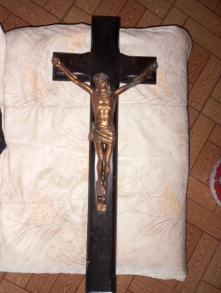 Crucifijo Vintage Bronce