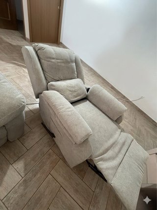 Sofá o conjunto de sofás beige/gris