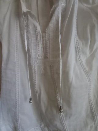 Blusa Blanca Verano Fórmula Jóven Nueva