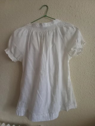 Blusa Blanca Verano Fórmula Jóven Nueva