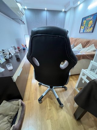 Silla Gaming Negra y Gris