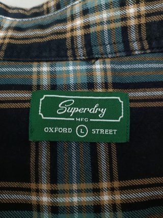 Camisa cuadros Superdry hombre