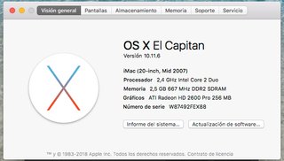 iMac 20 (Mid 2007) 1TB - Colección