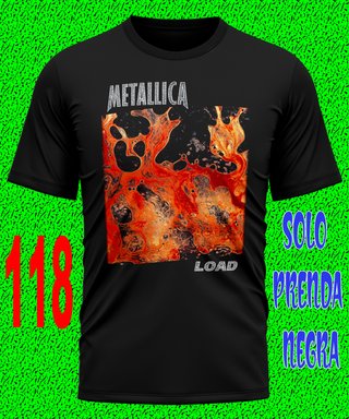 15 METALLICA CAMISETA ROCK METAL FESTIVAL TEXTALLA