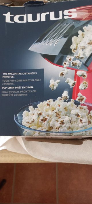Máquina Palomitas Taurus Pop'n'Corn 1100W