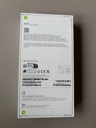 iPhone 17 256GB Negro Sin Abrir