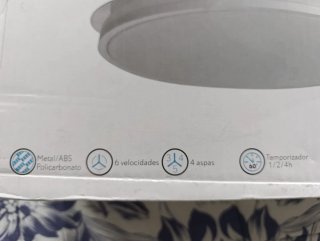 Ventilador de techo con lámpara LED nuevo