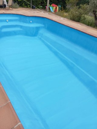 Pintura para piscinas todo tiempo dé fibra y otros