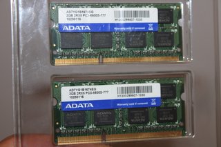 RAM ADATA DDR3 per Notebook – 4GB Kit (2x2GB)