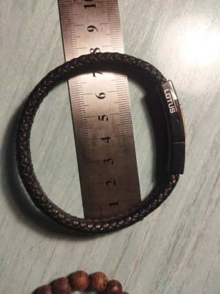 Lote 3 Pulseras Hombre Lotus Cuero y Madera