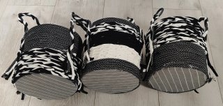 3 Maceteros/Pongotodo artesanales