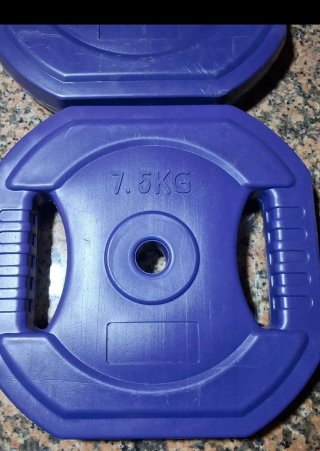 2 discos de pesa 7.5 kg