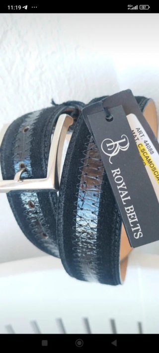 Cintura Royal Belts Vera Pelle 100cm