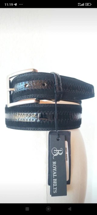 Cintura Royal Belts Vera Pelle 100cm