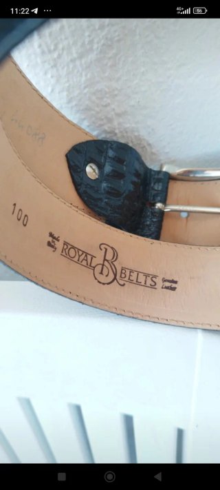 Cintura Royal Belts Vera Pelle 100cm