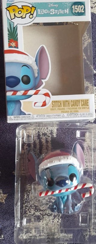 Funko Pop! Stitch con Bastón de Caramelo 1502