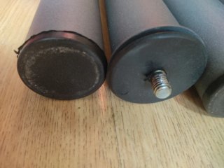 Patas para base tapizada de 135-150 cm (Set de 7)