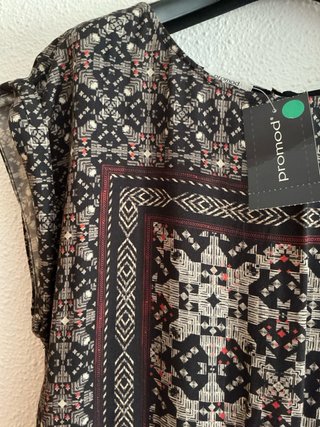 Mono estampado y negro